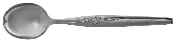 Island Queen (Stainless, Floral) Sugar Spoon