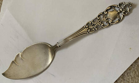 York (Sterling, 1898) Small Solid Fish Serving Knife