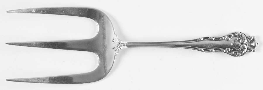 Queen (Sterling, 1893) Solid Toast Serving Fork