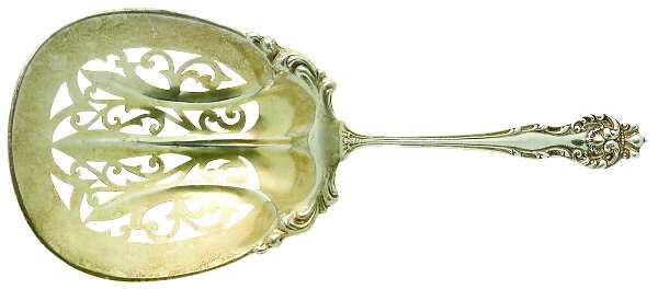 Queen (Sterling, 1893) Pierced Saratoga Chips Server
