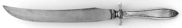Fiesta (Sterling, 1942) Large Stainless Blade Roast Carving Knife