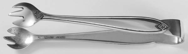 Fiesta (Sterling, 1942) Sugar Tongs