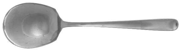 HCO2 (STAINLESS) Solid Smooth Casserole Spoon