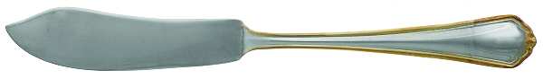 Knights Bridge (gold accent) Flat Handle Master Butter Knife
