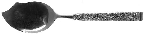 Flower Garden (Stainless) Large Solid Jelly Server