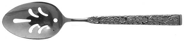 Flower Garden (Stainless) Pierced Tablespoon (Serving Spoon)