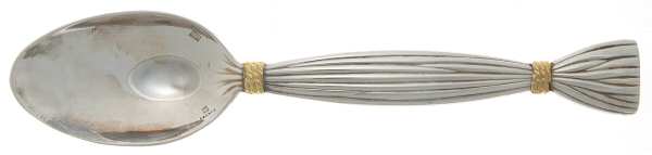 Moisson-Gold (Silverplate, Gold Accent) Place/Oval Soup Spoon