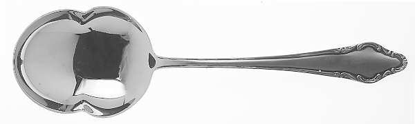 HEN12 Solid Smooth Casserole Spoon