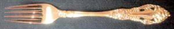 HUS18 (GOLD ELECTROPLATE) Individual Salad Fork