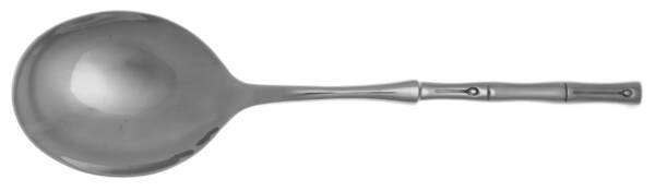 Bamboo (Stainless) Casserole Spoon with Smooth Stainless Bowl HC