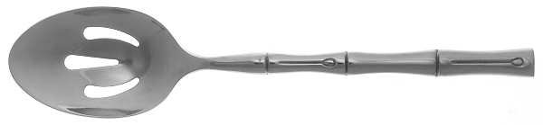 Bamboo (Stainless) Pierced Tablespoon (Serving Spoon)