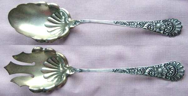 HMD7 (STERLING) Solid Oversized Serving Salad Set