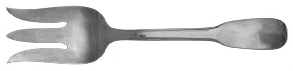 HRE2 (SILVERPLATE) Medium Solid Cold Meat Serving Fork