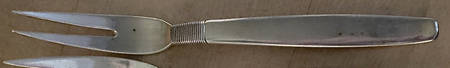 Silver Thread (Sterling) 2-Tine Cold Cut Serving Fork