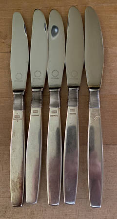 Silver Thread (Sterling) Hollow Handle Butter Spreader