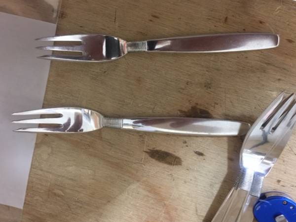Silver Thread (Sterling) Pastry Fork