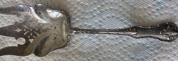 Josephine (Sterling, 1899) Large Solid Fish Serving Fork