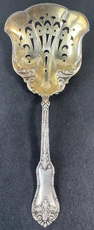 Josephine (Sterling, 1899) Pierced Nut Serving Spoon