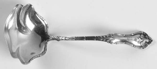 Josephine (Sterling, 1899) Monogramed Solid Piece Cream Ladle