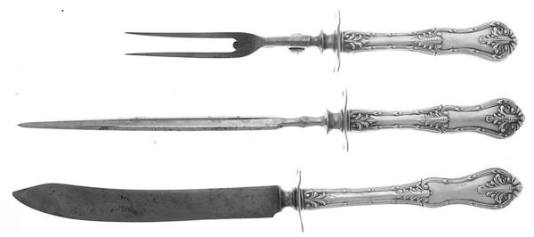 Josephine (Sterling, 1899) Large 3-Piece Roast Carving Set w/ Stainless Blade