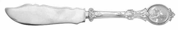 Medallion (Coin) Flat Handle Master Butter Knife
