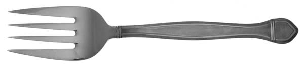 Poetry (Stainless) Medium Solid Cold Meat Serving Fork