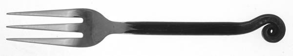 Black Lily (Stainless) Individual Salad Fork
