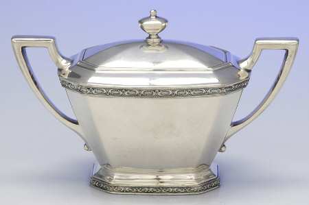 0664 (Silverplate, Hollowware) Sugar Bowl & Lid