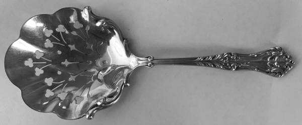 Monarque (Sterling) Pierced Almond Spoon