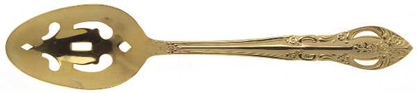 Versailles (Goldplated) Pierced Tablespoon (Serving Spoon)