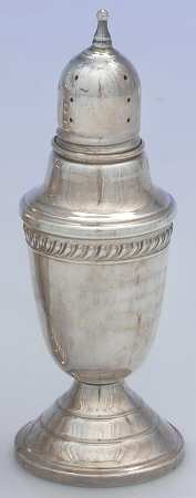 HTG3 (Sterling, Hollowware) Weighted Pepper Shaker