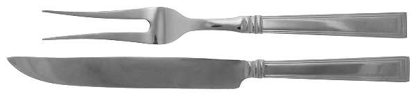 Portfolio (Stainless) Small Stainless Blade 2-Piece Steak Carving Set