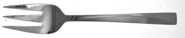 Flow (Stainless) Medium Solid Cold Meat Serving Fork