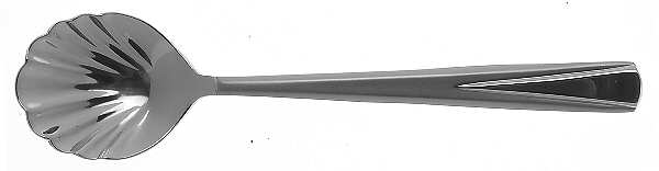 Prism (Stainless Satin-Glossy Accent) Sugar Shell Spoon