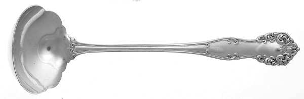 Como (Silverplate) Solid Piece Cream Ladle