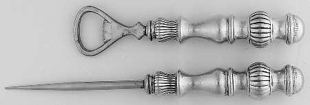 HAS2 (Sterling) Ice Pick w/Hollow Handle & Bottle Opener w/SlvpBwl