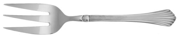 HSV76 (Stainless) Medium Solid Cold Meat Serving Fork