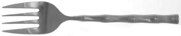 Cathay Mirror (Stainless) Medium Solid Cold Meat Serving Fork