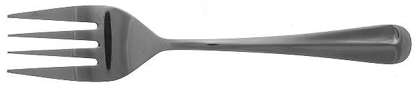 Medium Solid Cold Meat Serving Fork