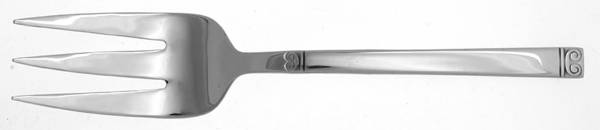 Ambrosia (Stainless) Medium Solid Cold Meat Serving Fork