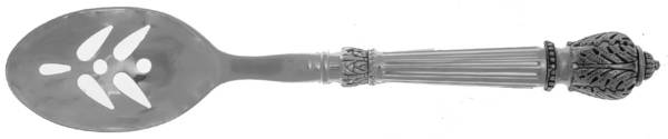 Plume (Silverplate) Pierced Tablespoon (Serving Spoon)