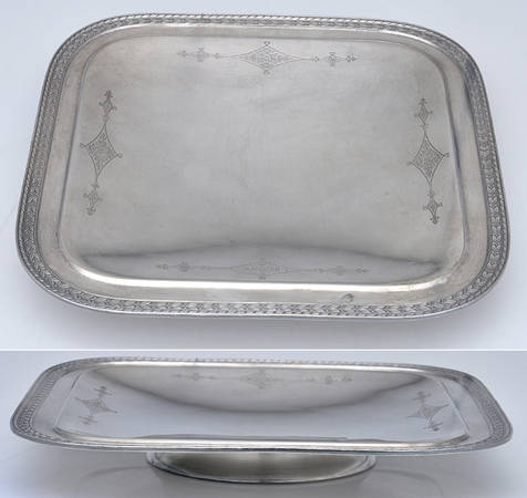 Silverplate Hollowware 9" Diameter Cake Stand/Pedistal