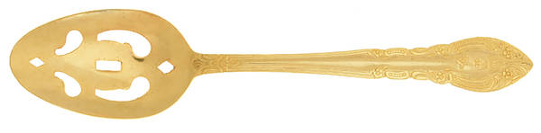 Versailles (Gold Electroplate) Pierced Tablespoon (Serving Spoon)