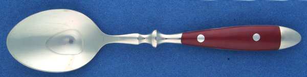 Bistro-Brick Red (Stainless) Place/Oval Soup Spoon