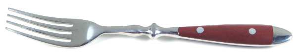 Bistro-Brick Red (Stainless) Fork