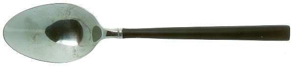 Carrara Enamel-Black (Stainless) Place/Oval Soup Spoon