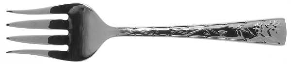 Botanica Medium Solid Cold Meat Serving Fork