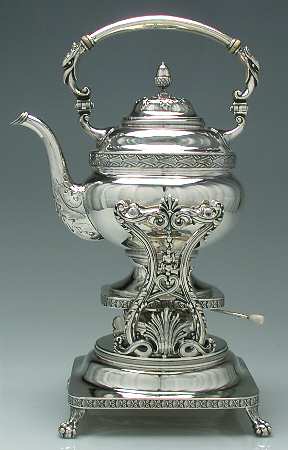 1901 (Sterling, Hollowware) Kettle, Stand & Burner