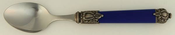 San Remo-Blue (Stainless) Teaspoon by Hampton Silversmiths