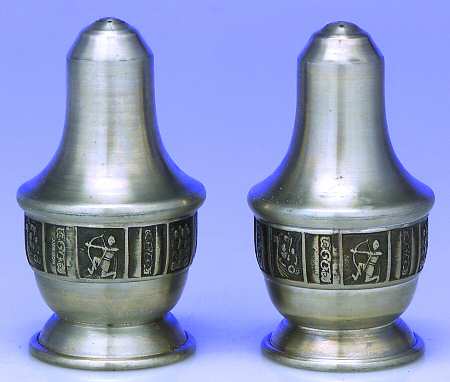 Kongetinn (Pewter, Hollowware) Salt and Pepper Set